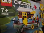 Lego Creator, 31094 Samolot wyścigowy, 31093 Łódź mieszkalna, klocki