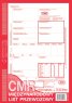 CMR międzynarodowy list przewozowy 800-1, druk, druki