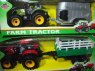 Traktor z przyczepą, traktory z przyczepami, rolniczy, rolnicze, rola,m rolnik, wieś, wioska, wiejski, farma, farmy