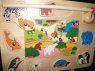 Puzzle drewniane edukacyjne dla maluchów, układanki drewniane, układanka drewniana