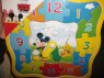 Zegar puzzle drewniane, myszka mickey i przyjaciele, misie, 