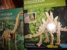 Wykopaliska dinozaury, stegozaur, brachiozaur, velociraptor, mamut itp. dinozaur, wykopalisko, szkielety do złożenia, szkielet