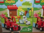 Lego Duplo, 10951 Stadnina i kucyki, 10950 Traktor i zwierzęta gospodarskie, klocki