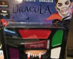 Imprezowy zestaw Dracula, Wampira, zęby i makijaż imprezowe