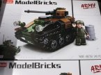 Sluban Model Bricks B0750 Army, czołg, czołgi, klocki