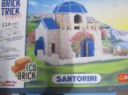 Brick Trick Travel, Eco Brick, Santorini, warsztat, Leśny domek i inne, zabawka kreatywna do budowania z cegiełek, bloczków, zabawki kreatywne i edukacyjne