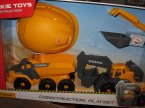 Volvo, Construction Playset, zabawka, zabawki, maszyna budowlana, maszyny budowlane, wywrotka, koparka, wywrotki, koparki