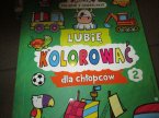 Kolorowanka edukacyjna, Kolorowanki edukacyjne, słówka polskie i angielskie, Lubię kolorować