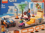 Lego CIty, 60290 Skatepark, 60280 Wóz strażacki z drabiną, klocki