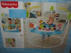 Fisher-Price 2 w 1, Bujaczek dla dziecka, Chodzik dla dziecka, siedzisko i inne zabawki dla maluszków