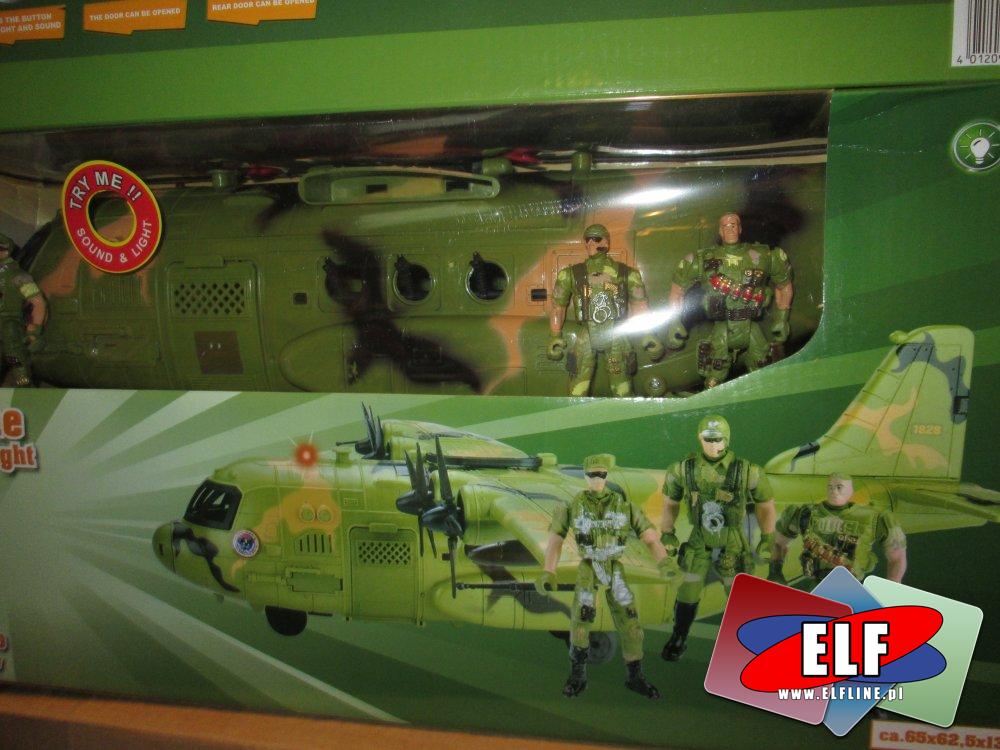 Helikopter wojskowy, Ciężarówka wojskowa i inne zabawki wojskowe, zabawa w wojsko