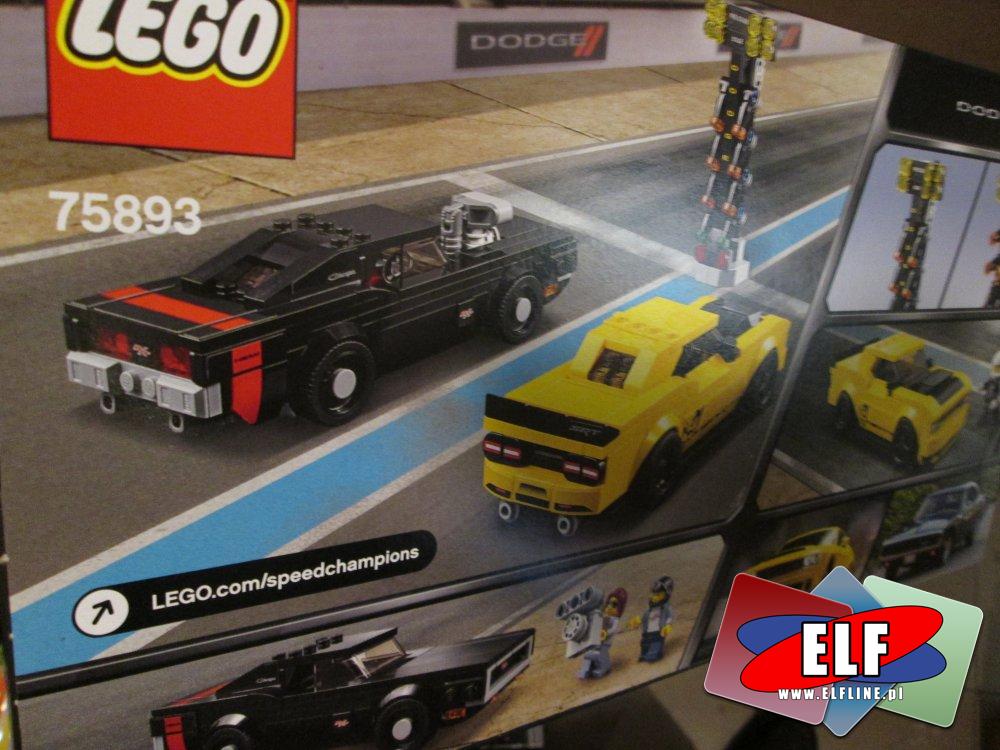 Lego Speed Champions, 75893 Dodge Challenger SRT Demon, klocki
