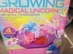 Growing, Magical unicorn, magiczny jednorożec, crystal terrarium, terrarium kryształów, zabawka, zabawki