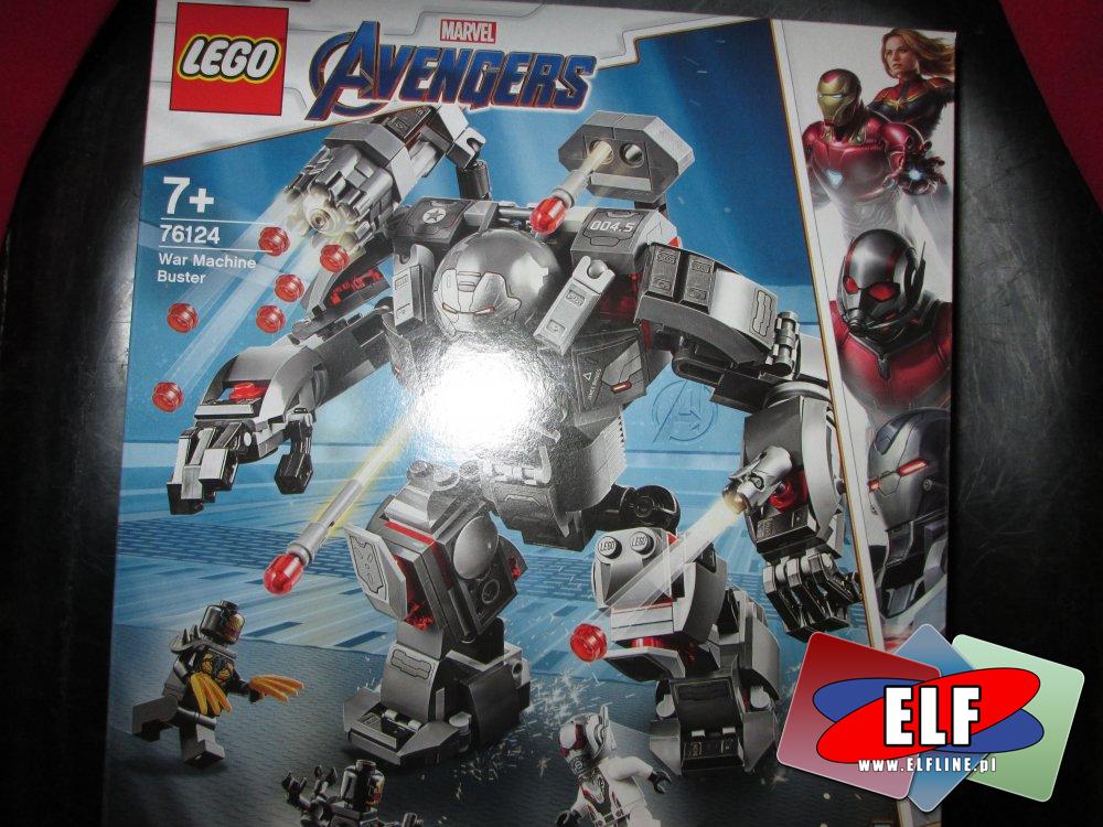 Lego, Marvel Avengers, 76124 War Machine Buster, klocki