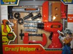 Excellent Tool Set, Little Crazy helper, narzędzia, zestaw z narzędziami, zabawka, zabawki, wiertarka, młotek, różne narzędzia