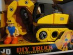 Samochody zabawki, Śmieciarka, Koparka, Spychacz, maszyny budowlane, maszyna budowlana, zabawki, zabawka