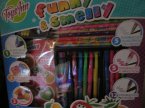 ToysFun, Funy & Smelly, Pachnące długopisy, flamastry, kredki, zestaw piśmienniczy pachnący, kredka, długopis, flamaster