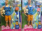 Barbie, Lalka Ken surfer z pieskiem, lalki