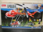 Sluban Fire, Helikopter straży pożarnej z robotem gaśniczym, M38, B0807, klocki Sluban Fire, Helikopter straży pożarnej z robotem gaśniczym, M38, B0807, klocki
