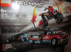 Lego Technic, 42106 Furgonetka i motocykl kaskaderski, klocki