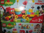 Lego Duplo, 10941 Pociąg Urodzinowy myszek Miki, 10955 Pociąg ze zwierzątkami, klocki