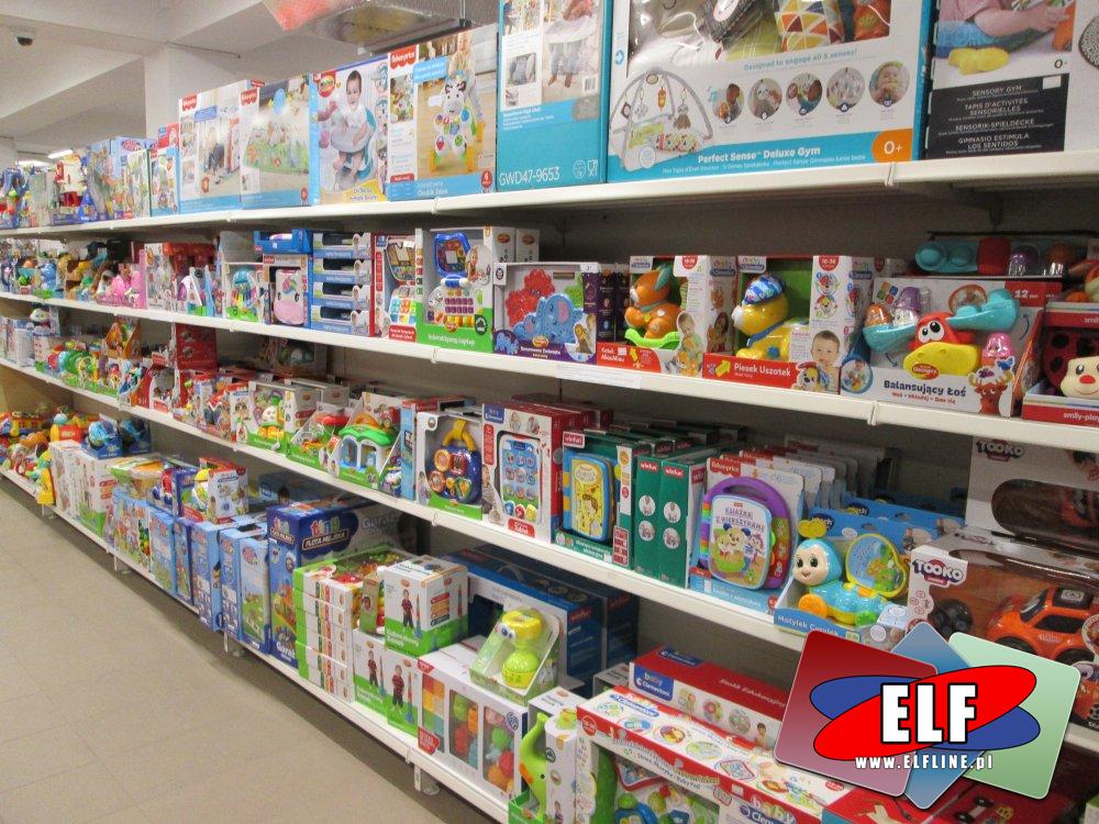 Zabawki w sklepie ELF, zapraszamy na nowo uruchomione 1 piętro zabawkowe, szeroki wybór. Dla dzieci i nie tylko.