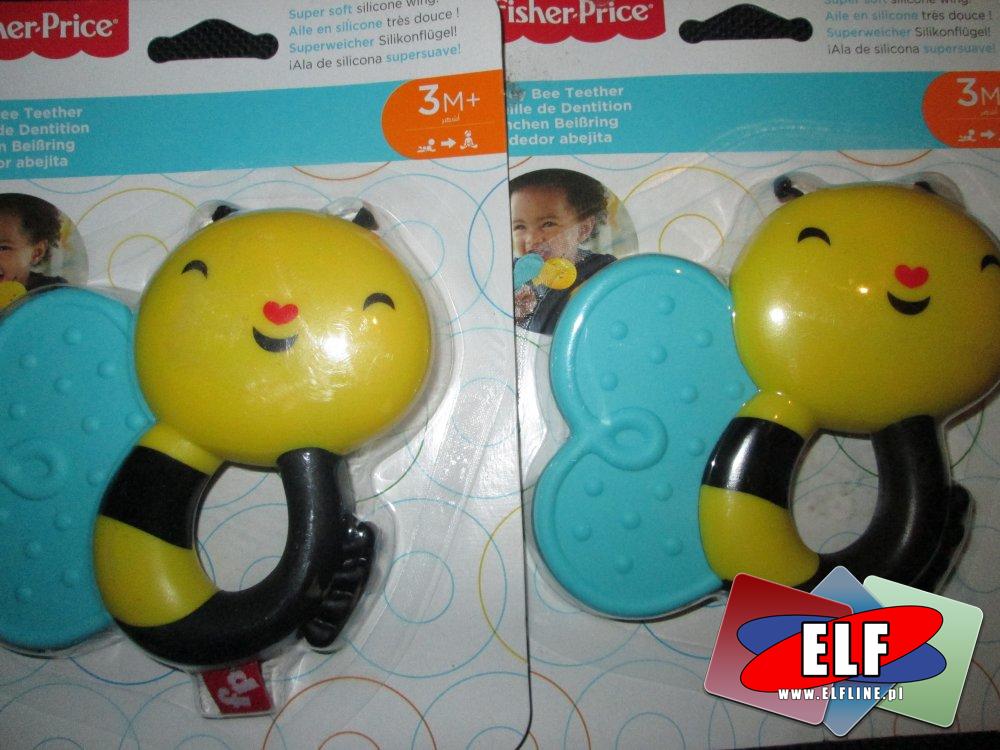 Fisher-Price silikonowa zabawka dla dzieci, niemowląt, Gryzak, Gryzaczki