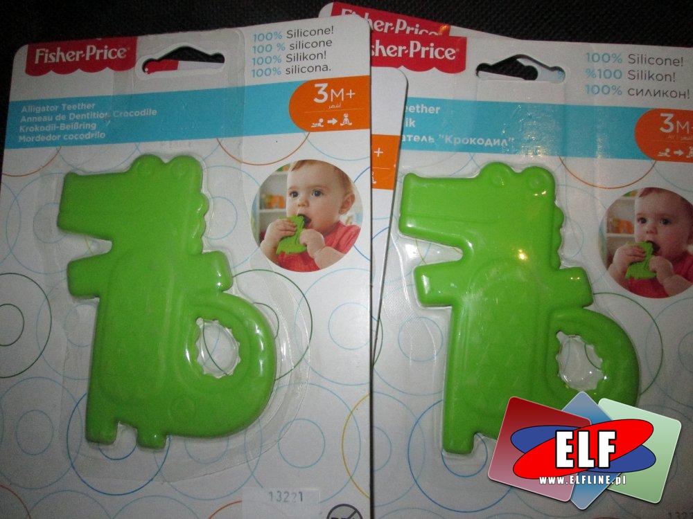 Fisher-Price silikonowa zabawka dla dzieci, niemowląt, Gryzak, Gryzaczki