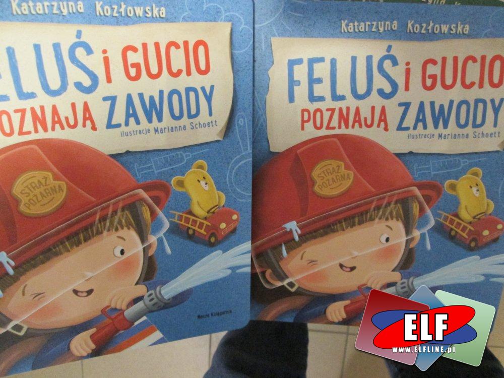 Feluś i Gucio poznają emocje, Feluś i Gucio poznają zawody, książeczka dla dzieci, książeczki dla dzieci, edukacyjna książeczka, edukacyjne książeczki