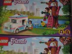 Lego Firends, 41446 Klinika weterynaryjna w Heartlake City, 41445 Karetka weterynaryjna, klocki