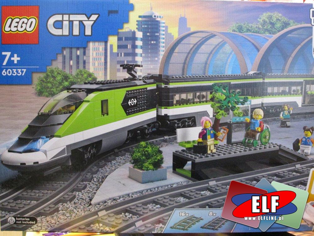 LEGO City, 60337, pociąg, pociągi, klocki