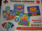 Piankowa wyklejanka, Genialny dzieciak, zabawka kreatywna i edukacyjna, zabawki kreatywne, edukacyjne