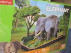 Puzzle 3D, zwierzęta, Sowa, OWL, Goryl, Gorilla, Słoń, Elephant, Żyrafa, Giraff, Lew, Lion, Żółw, Sea Turtle, zabawka, zabawki