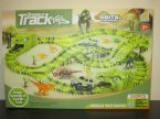 Dinosaur Track Toys, Tor samochodowy z dinozaurami, samochód, zabawka, zabawki