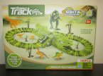 Dinosaur Track Toys, Tor samochodowy z dinozaurami, samochód, zabawka, zabawki