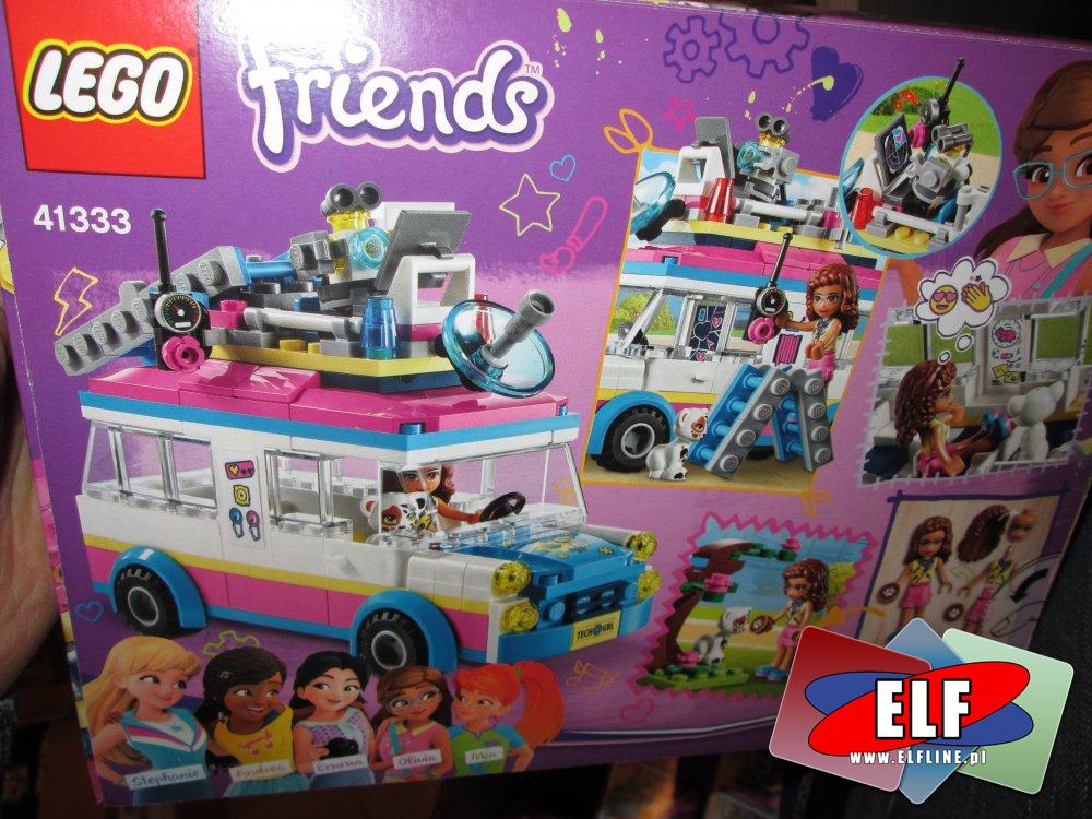 Lego Friends, 41333 Furgonetka Olivii, klocki