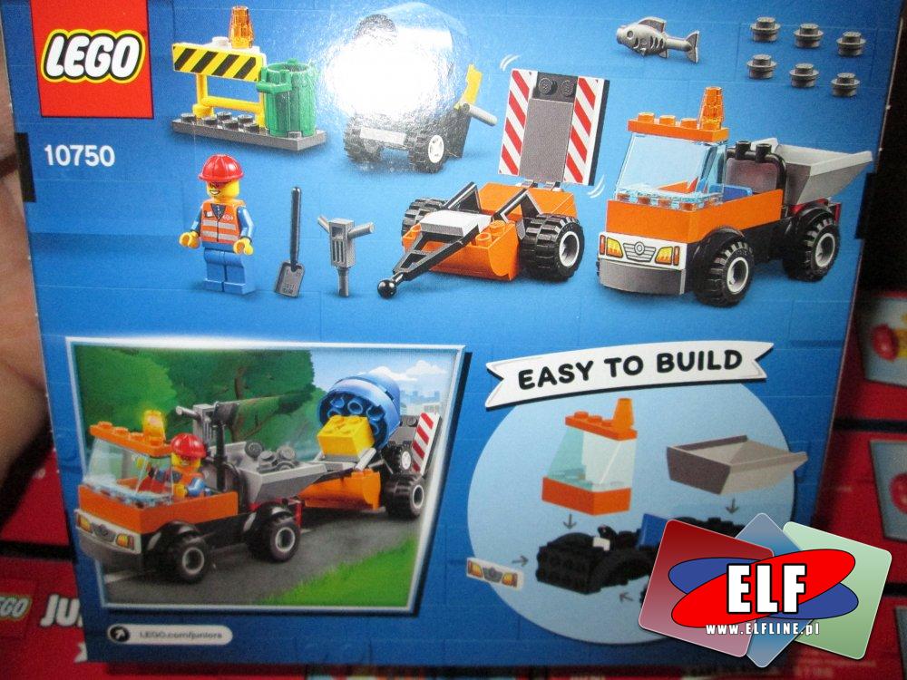 Lego Juniors, 10750 Samochód Robót Drogowych, klocki