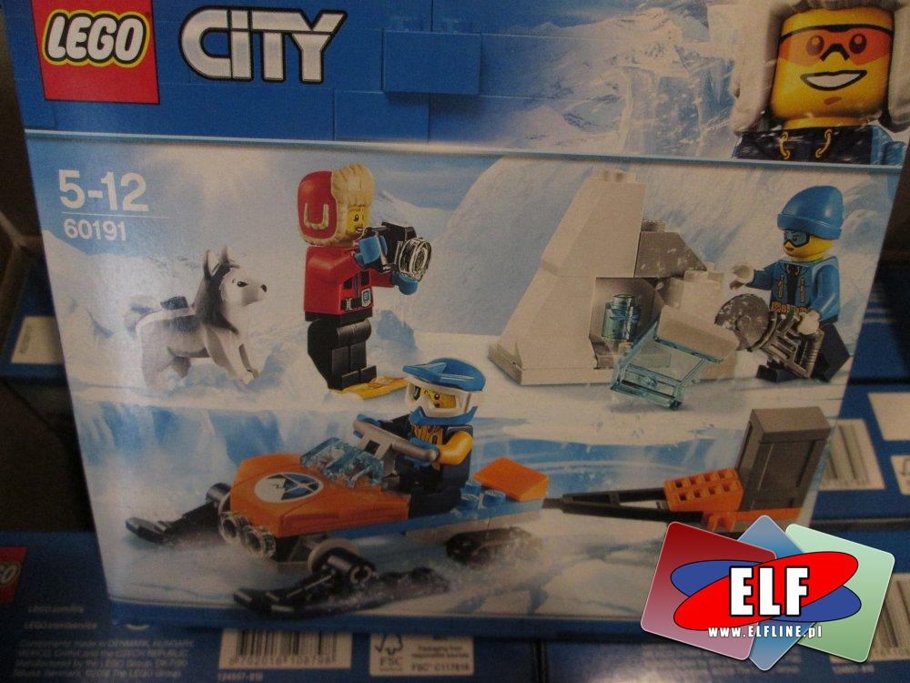 Lego City, 60191 Arktyczny zespół badawczy, 60163 Straż przybrzeżna, klocki
