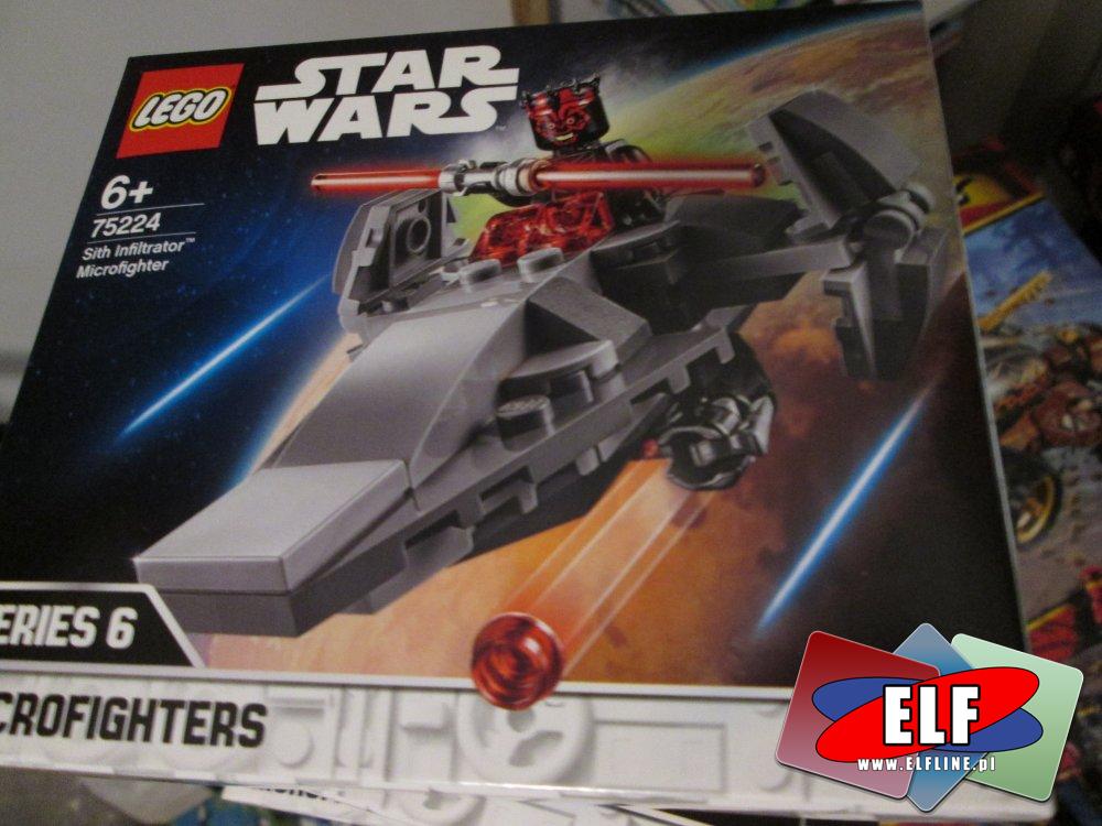 Lego StarWars, 75224 Sith Infiltrator, klocki Star Wars