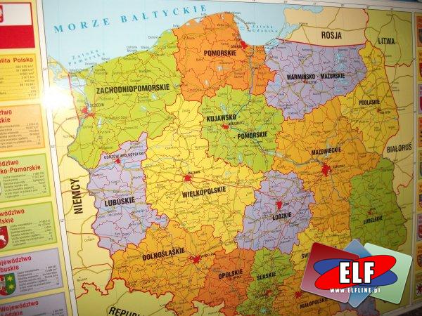 Podkładki edukacyjne na biurko, podkłady na biurko, mapy, edukacyjne