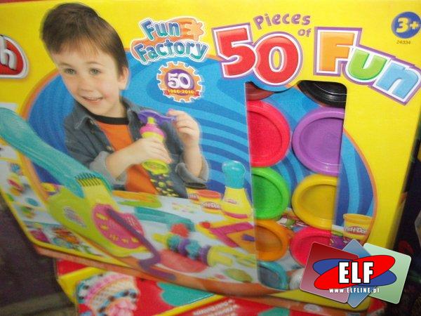 Ciastolina Play-Doh Fun Factory 50 elementów farbyka rozrywki zabawy