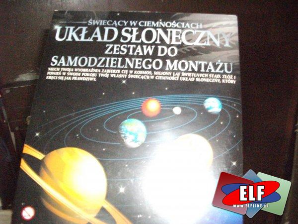 Świecący w nocy układ słoneczny do samodzielnego montażu, zestaw kreatywny, kreatywne, naukowe, edukacyjne, edukacyjny, naukowy