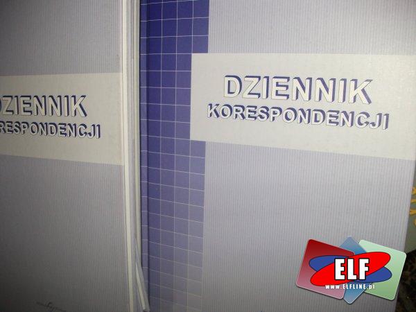 Dziennik korespondencji, dziennik korespondencyjny, dzienniki, druk, druki