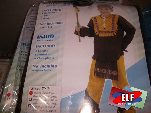 Strój, stroje, przebranie, przebrania, indianin, indianka, czarny wojownik, królowa pająków, wiedźma, aniołek, wróżka, strażak, ninja, wampir, kosmita, kowboj