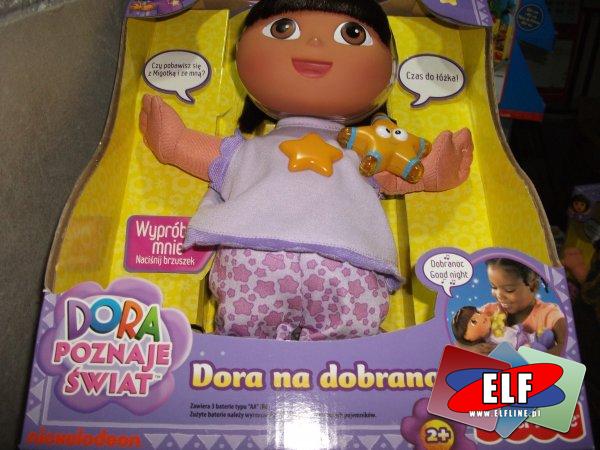 Lalka dora na dobranoc fisher-price, lalka, lalki, interaktywny, interaktywne