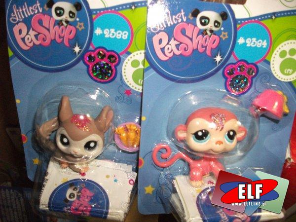Littlest pet shop, figurka, figurki z brokatem, brokatowe