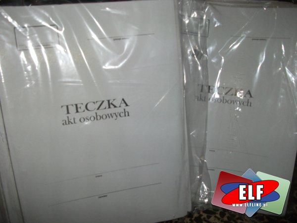 Teczki akt osobowych, teczka akta osobowe