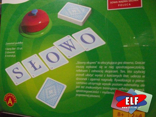Gra słowny ekspres, gry