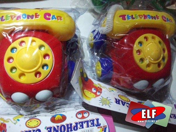 Telefon zabawka do ciągnięcia, ciągacz, ciąganka, do ciągania, zabawka do ciągnięcia ze sznurkiem, na sznurki do ciągania