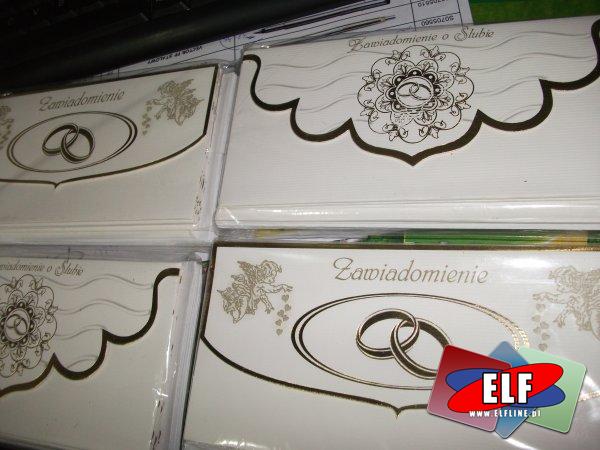 Zaproszenia i zawiadomienia ślubne, zaproszenie i zawiadomienie na ślub, ślibny, ślubna